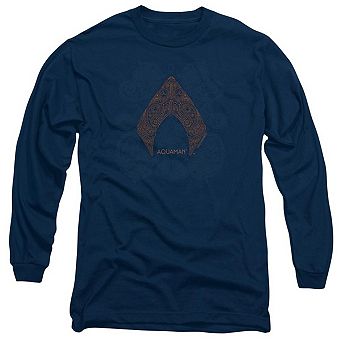 Aquaman Movie Aquaman Paisley Long Sleeve Adult T-shirt