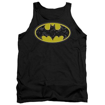 Batman Bats In Logo Adult Tank Top