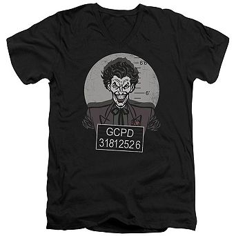 Batman Busted! Short Sleeve Adult V Neck T-shirt