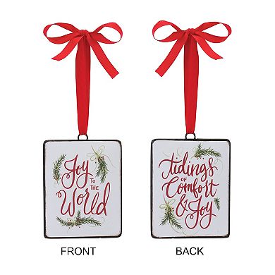 Holiday Sentiment Ornament (set Of 12)