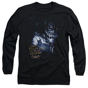 Batman Arkham Asylum Arkham Killer Croc Long Sleeve Adult T-shirt