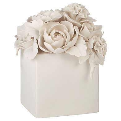 Home Essentials Appliqued Floral Box Table Décor