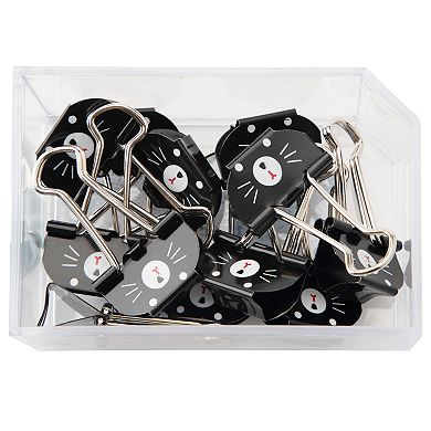 Table Trinkets 12-pc. Cat Binder Clips
