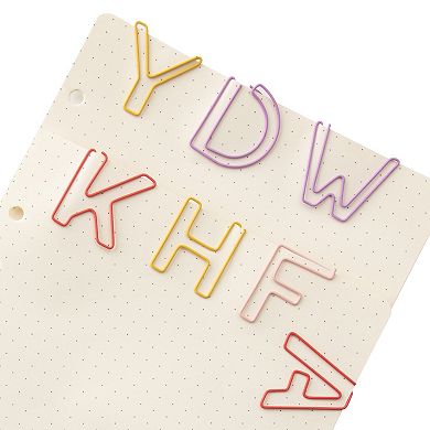 Table Trinkets 26-pc. Alphabet Paper Clip