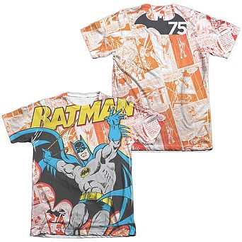 Batman 75 Panels Sleeve T-Shirt