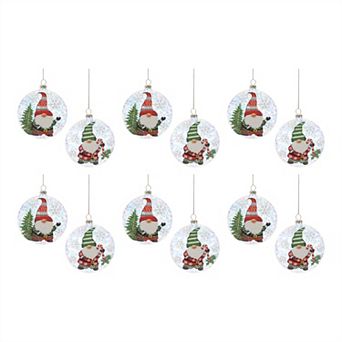 Gnome Ball Ornament (set Of 12)
