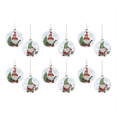 Gnome Ball Ornament (set Of 12)