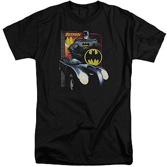 Batman Bat Racing Short Sleeve Adult Tall T-shirt