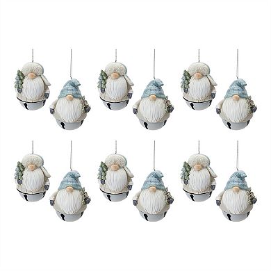 Gnome Sleigh Bell Ornament (set Of 12)