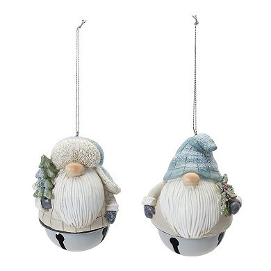 Gnome Sleigh Bell Ornament (set Of 12)