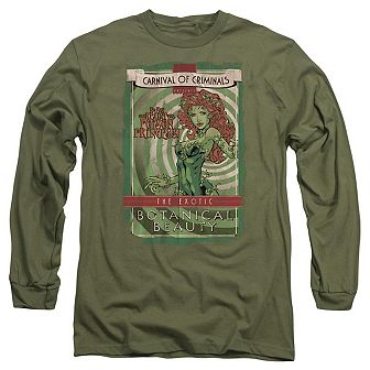 Batman Botanical Beauty Long Sleeve Adult T-shirt