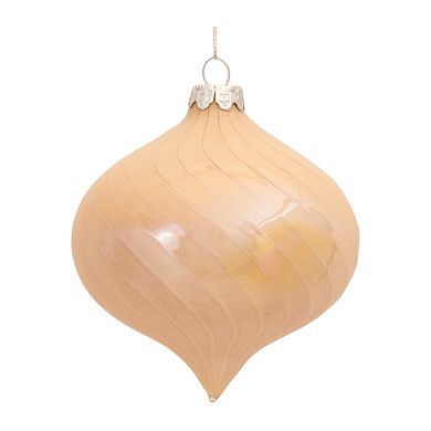 Irredescent Glass Ornament (set Of 6)