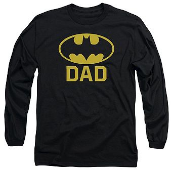 Batman Bat Dad Long Sleeve Adult T-shirt