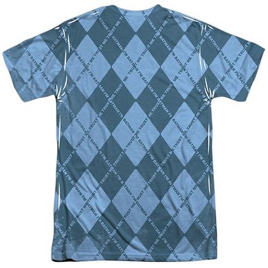 Batman Batgyle Short Sleeve Adult 100% Poly Crew T-shirt