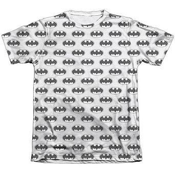 Batman Bats All Over Adult 65/35 Poly/cotton Short Sleeve T-shirt