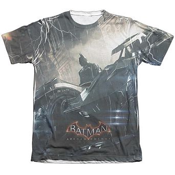 Batman Arkham Knight Into The Night Sleeve T-shirt