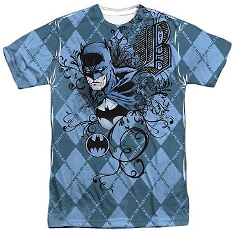 Batman Batgyle Short Sleeve Adult 100% Poly Crew T-shirt