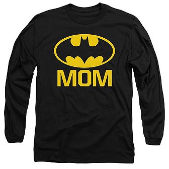 Batman Bat Mom Long Sleeve Adult T-shirt