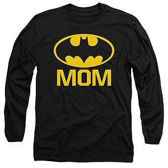 Batman Bat Mom Long Sleeve Adult T-shirt