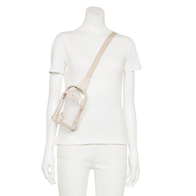 LC Lauren Conrad May Transparent Sling Crossbody Bag