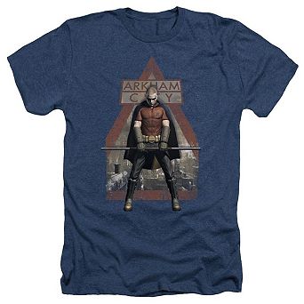 Batman Arkham City Arkham Robin Adult Heather T-shirt