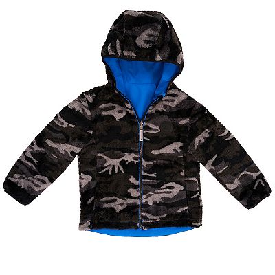 Boys 4 20 ZeroXposur Fuzzy Reversible Jacket