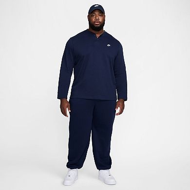 Men's Nike Club Fleece Long Sleeve Henley