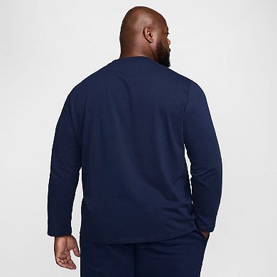 Men's Nike Club Fleece Long Sleeve Henley