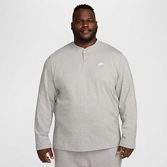 Men's Nike Club Fleece Long Sleeve Henley