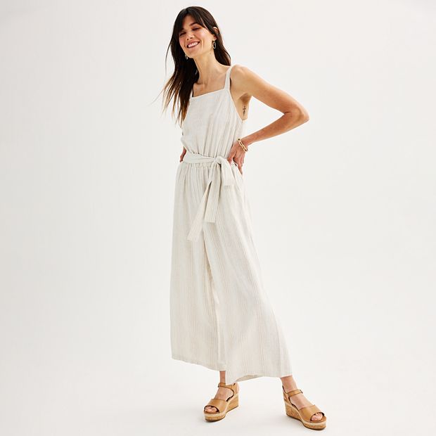 Women s Sonoma Goods For Life Wide Leg Jumpsuit