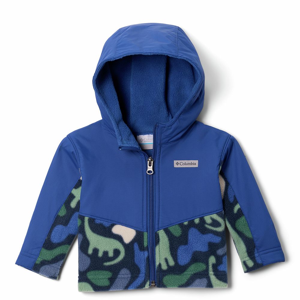 Columbia Boys' Steens II Fleece Hoodie Jacket - M - Blue Columbia