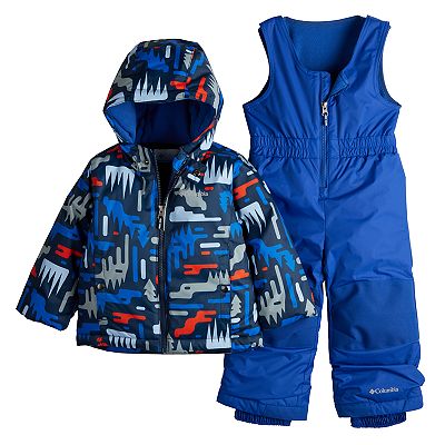 Columbia Frosty Slope II Snow Set Toddler 3T Collegiate Navy Highland