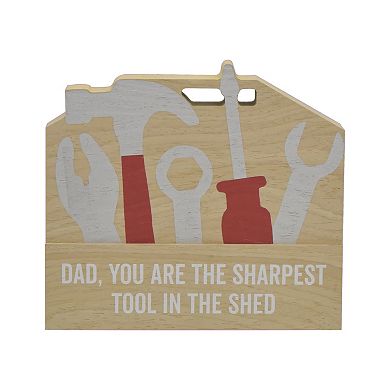 Sharpest Dad Toolbox Caption Box Table Decor