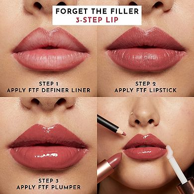 Forget the Filler Lip-Plumping Line-Smoothing Satin Cream Lipstick