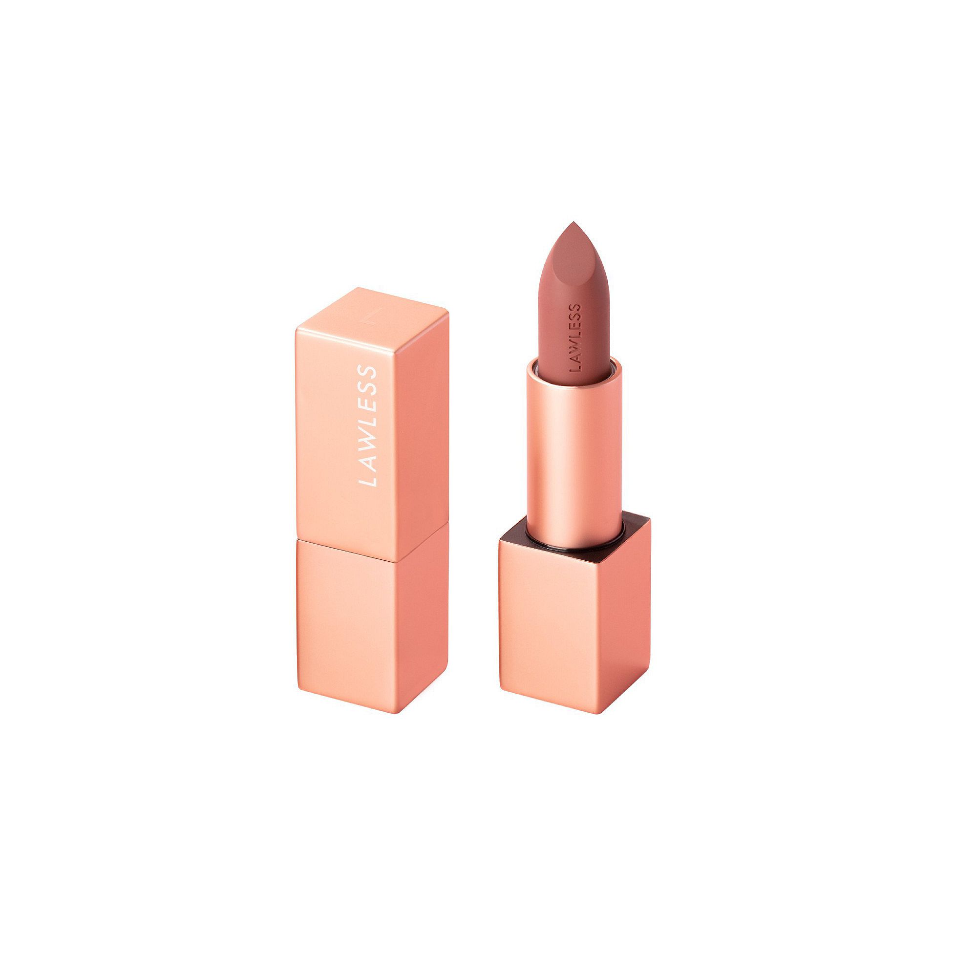 LAWLESS Forget the Filler Lip-Plumping Line-Smoothing Satin Cream Lipstick,