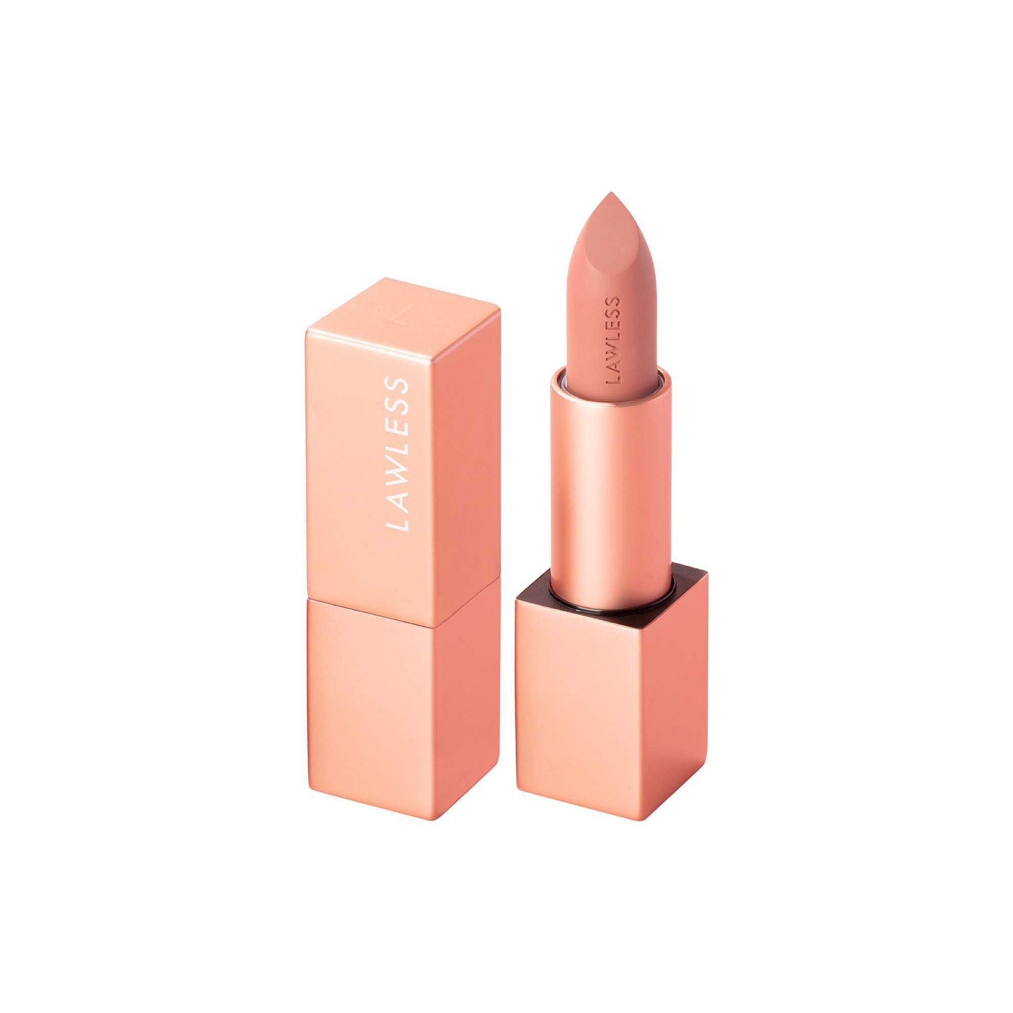 LAWLESS Forget the Filler Lip-Plumping Line-Smoothing Satin Cream Lipstick,