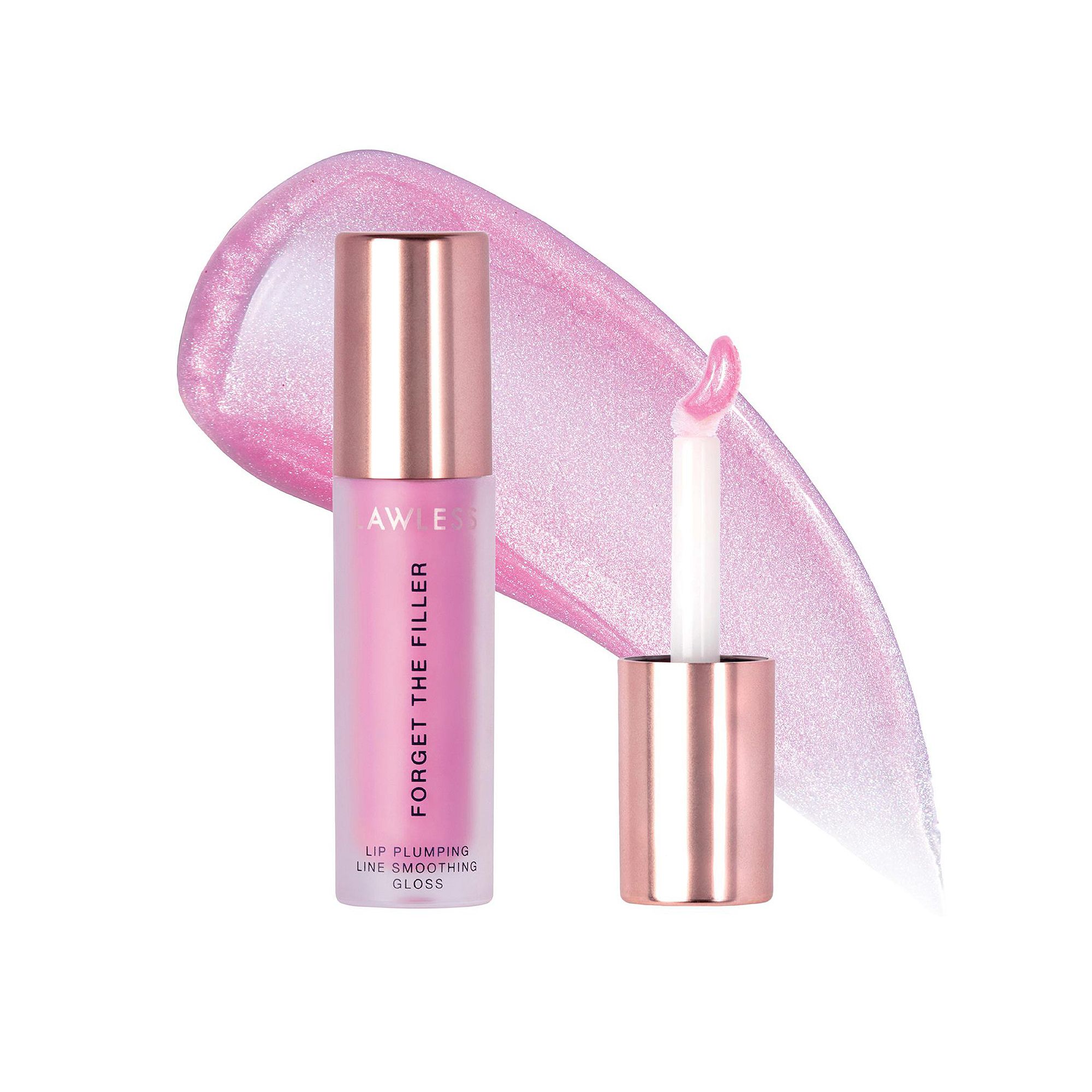 LAWLESS Forget The Filler Lip Plumper Line Smoothing Gloss, Size: .11 Oz, D