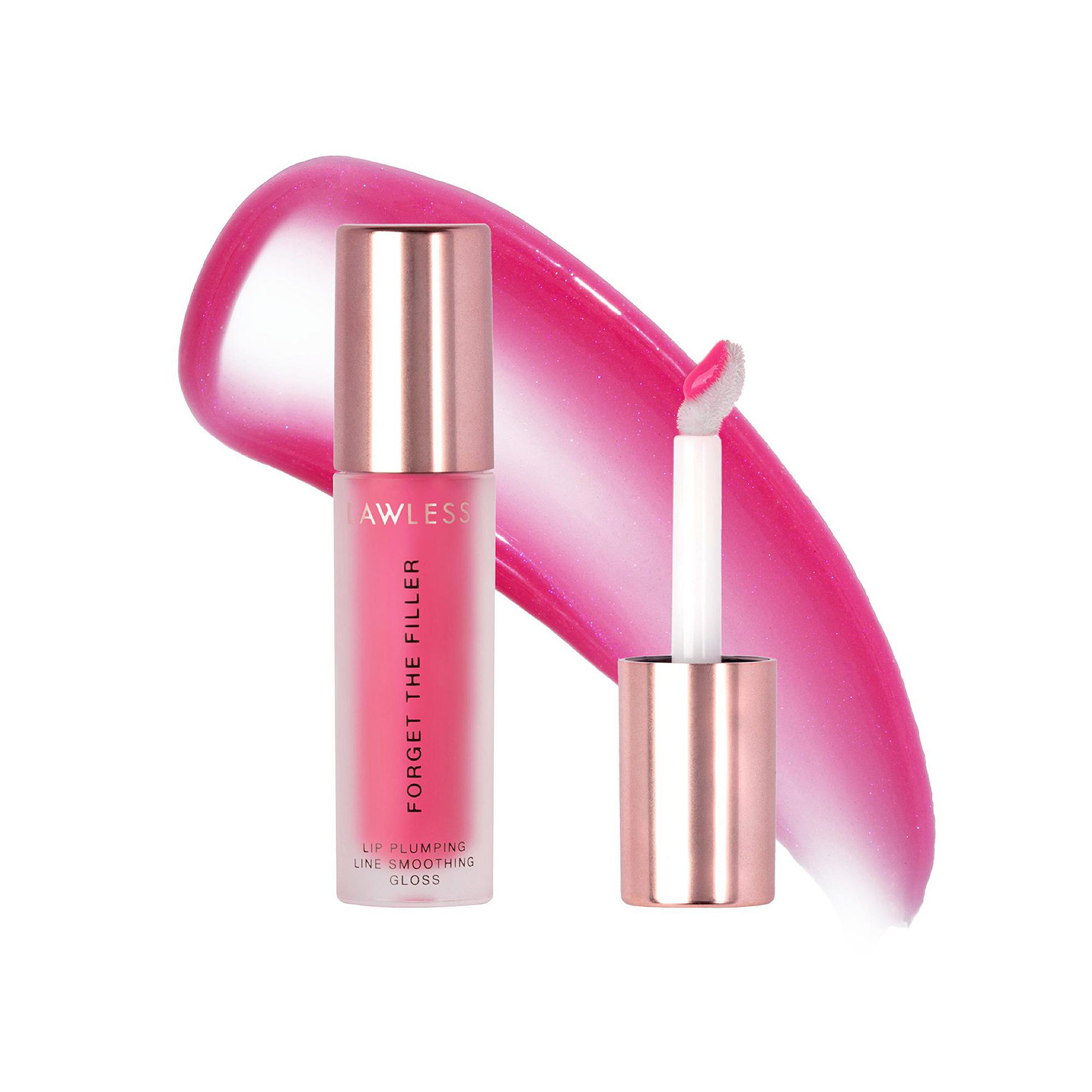 LAWLESS Forget The Filler Lip Plumper Line Smoothing Gloss, Size: .11 Oz, J