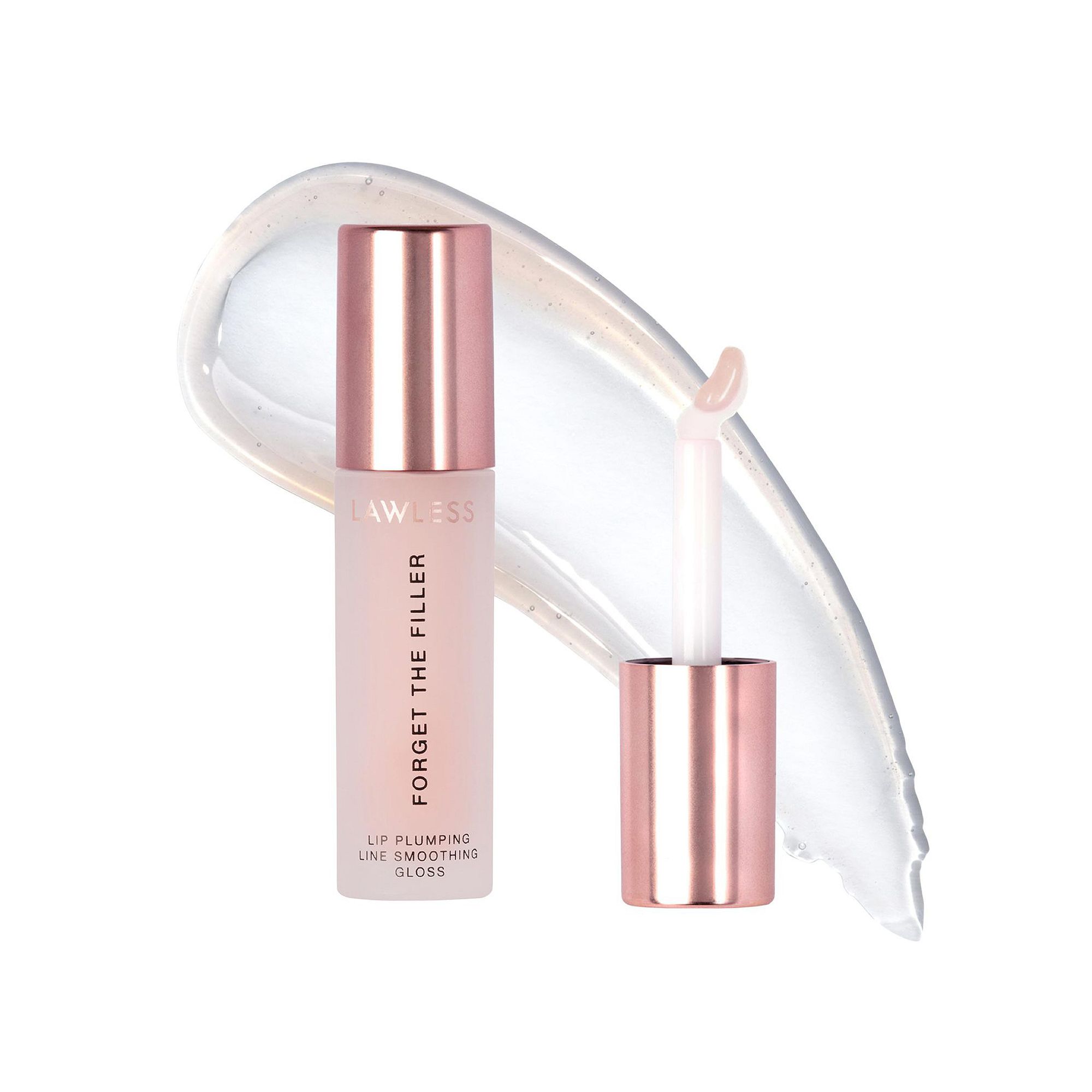 LAWLESS Forget The Filler Lip Plumper Line Smoothing Gloss, Size: .11 Oz, R