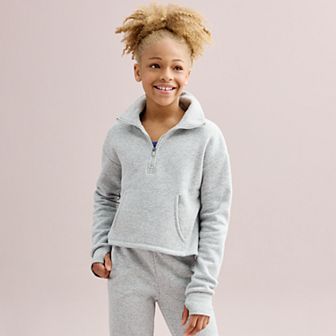 Girls 7-20 Tek Gear® Ultra Soft Fleece Half-Zip Fleece Pullover in Regular and Plus