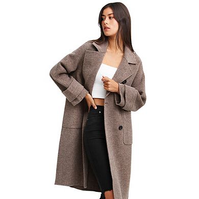 Rumour Has It Oversized Wool Blend Coat