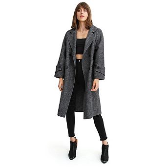 Rumour Has It Oversized Wool Blend Coat