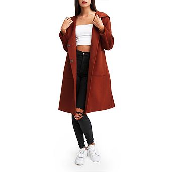 Walk This Way Wool Blend Oversized Coat