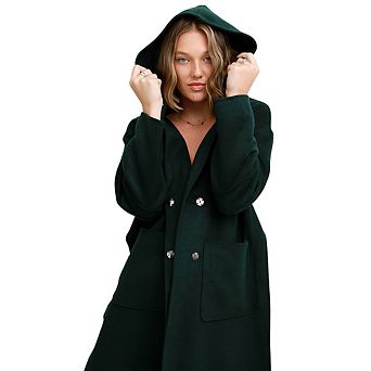 Walk This Way Wool Blend Oversized Coat