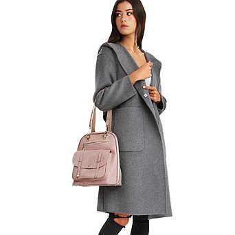 Walk This Way Wool Blend Oversized Coat