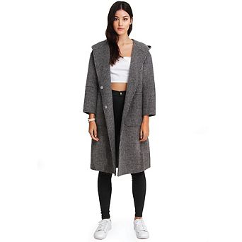Walk This Way Wool Blend Oversized Coat