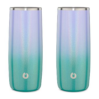 Premium Insulated Stainless Steel Highball Cocktail Glass, Set Of 2