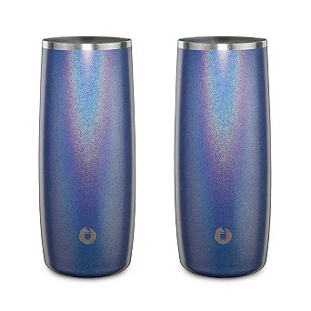 Premium Insulated Stainless Steel Highball Cocktail Glass, Set Of 2