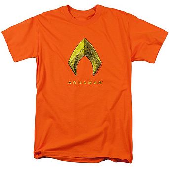 Aquaman Movie Aquaman Logo Short Sleeve Adult T-shirt