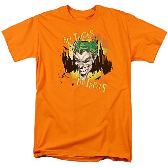 Batman All Tricks No Treats Short Sleeve Adult T-shirt